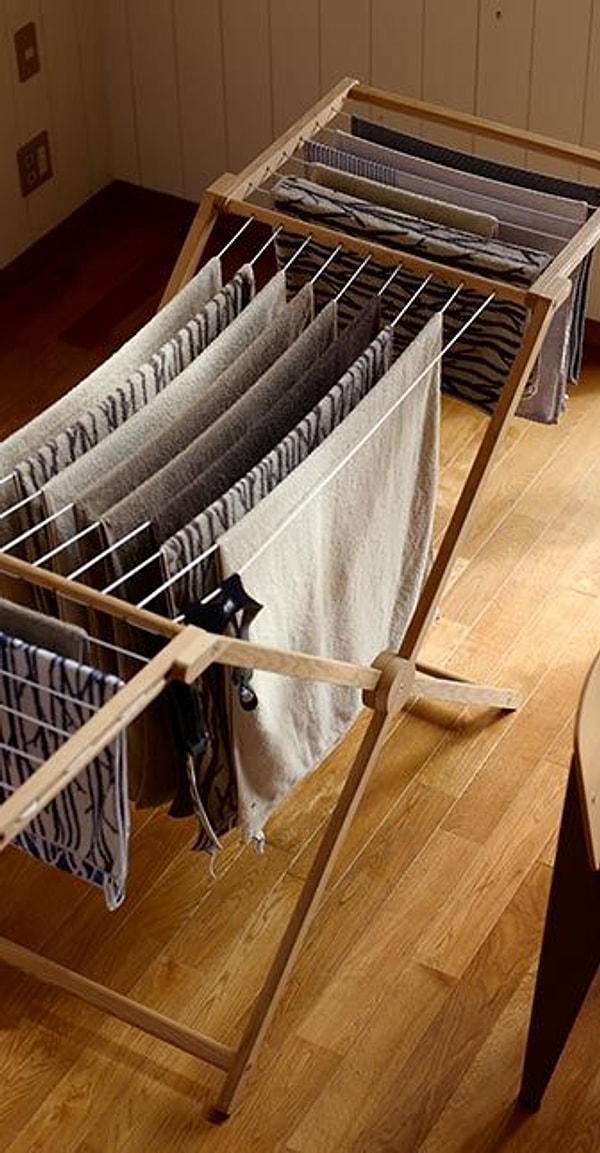 7. Çamaşır askısındaki küçük çentikler