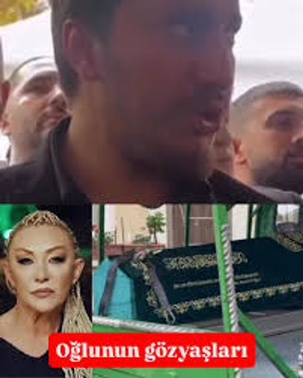 Güllü’nün cenazesinde oğlunun görüntüsü gündem olmuştu.
