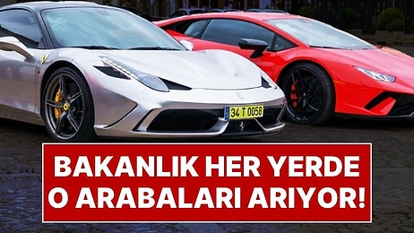 Maliye Bakanlığı Usulsüz Kullanılan "T" Plakalı Ferrarilerin Peşine Düştü