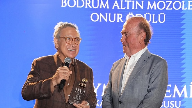 Bodrum Altın Mozole Onur Ödülü Efsane Halikarnas’ın Kurucusu Süleyman Demir’e Verildi