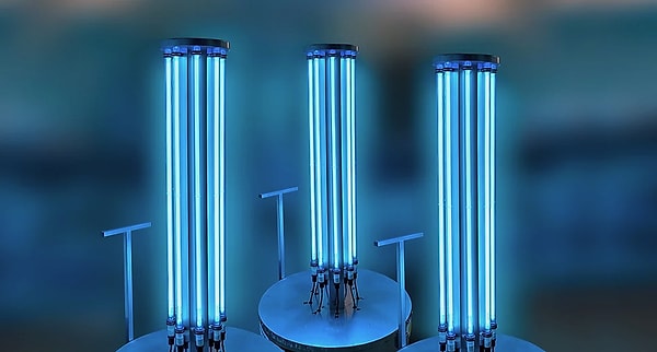 2. Mikroplar ışık yoluyla, yani UV-C (Ultraviyole C) ışınlarıyla temizlenebiliyor.