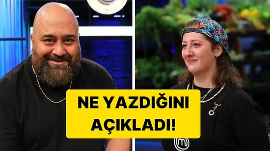 MasterChef'te Elenirken Somer Şef'e Not Veren İrem, Notta Ne Yazdığını İtiraf Etti!