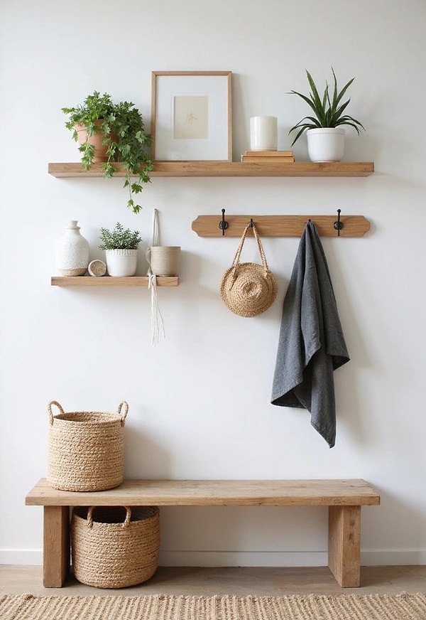 6. Duvar organizerları ve askılıklar.