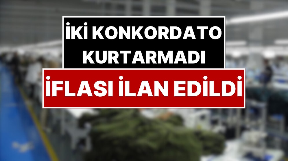 İki Konkordato Kurtarmadı! Borç Batağındaki Bursa’nın Tekstil Devi Resmen İflas Etti
