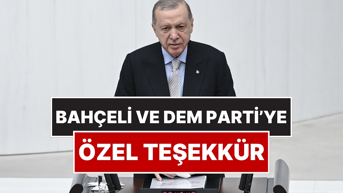 Meclis Açıldı! Cumhurbaşkanı Erdoğan’dan Yeni Yasama Yılı İçin Açıklamalar