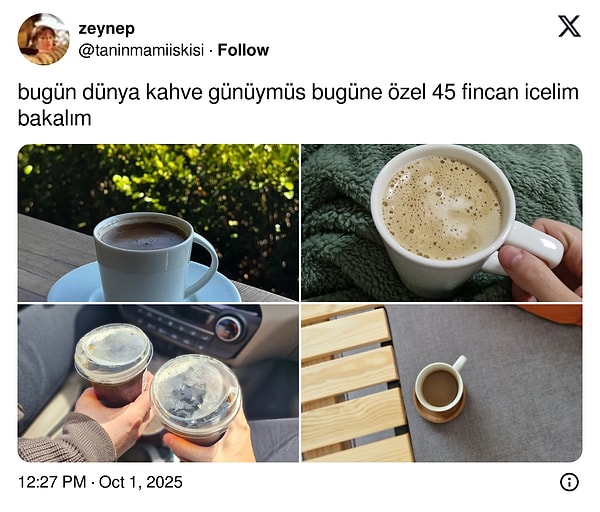 Hazırsanız, 1 Ekim Dünya Kahve Günü'ndeki kahve turumuz başlıyor.