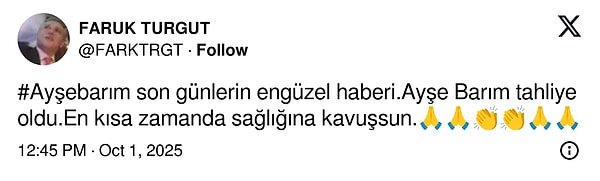 Yapımcı Faruk Turgut'un paylaşımı şöyle👇🏻