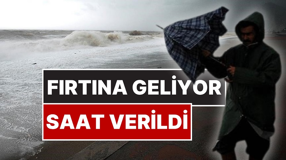 Yarın Fırtına Geliyor, Saat Verildi! İstanbul Valiliği “Dikkat” Sözleriyle Paylaştı