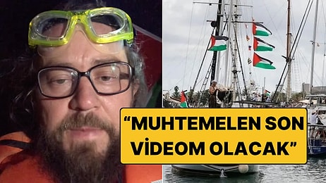 Sumud Filosu'ndaki Türk Aktivist Said Ercan Paylaştı: "Muhtemelen Son Videom Olacak"