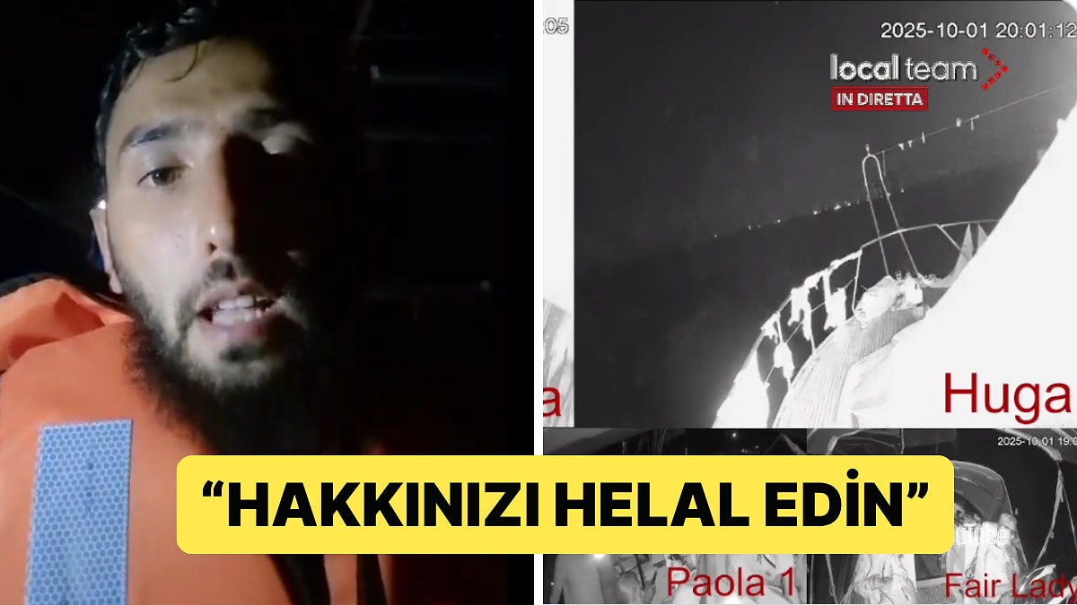 Sumud Filosu&apos;ndaki Türk Aktivist Erdem Özveren, &quot;Hakkınızı Helal Edin&quot; Dedi