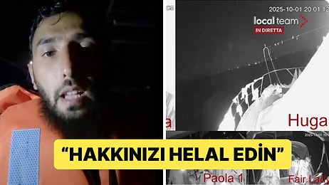 Sumud Filosu'ndaki Türk Aktivist Erdem Özveren, "Hakkınızı Helal Edin" Dedi