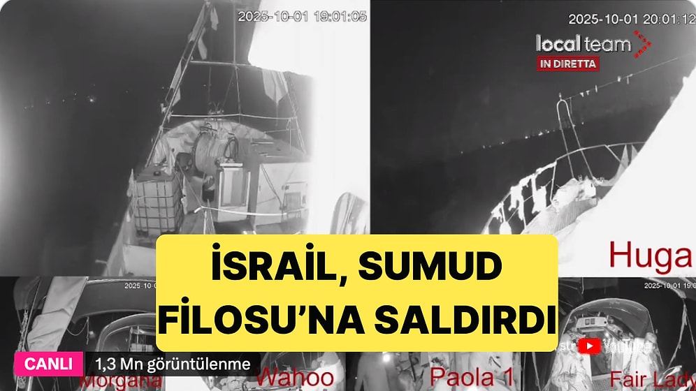 Filistin İçin Hareket Eden Sumud Filosu Ele Geçirildi: İsrail Gemileri Kaçırıyor