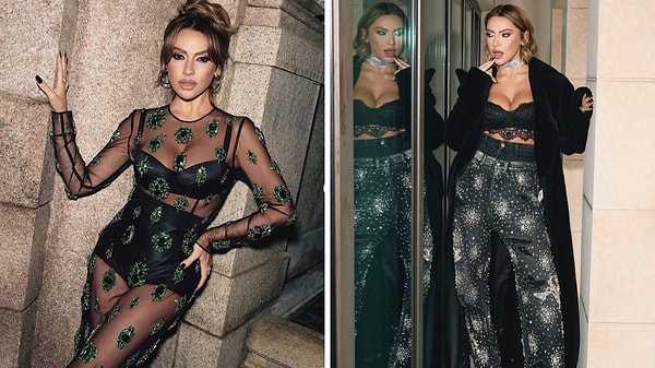 Yine geçtiğimiz günlerde katıldığı Milano Moda Haftası’nda iki farklı kombiniyle sosyal medyayı ikiye bölmüştü.