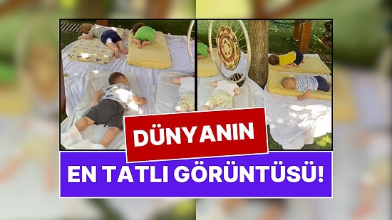 Nasıl Güzeldir! İtalya'da Kuş Sesleri İçinde Öğle Uykusu Yapan Minik Anaokulu Öğrencilerini Kıskanacaksınız