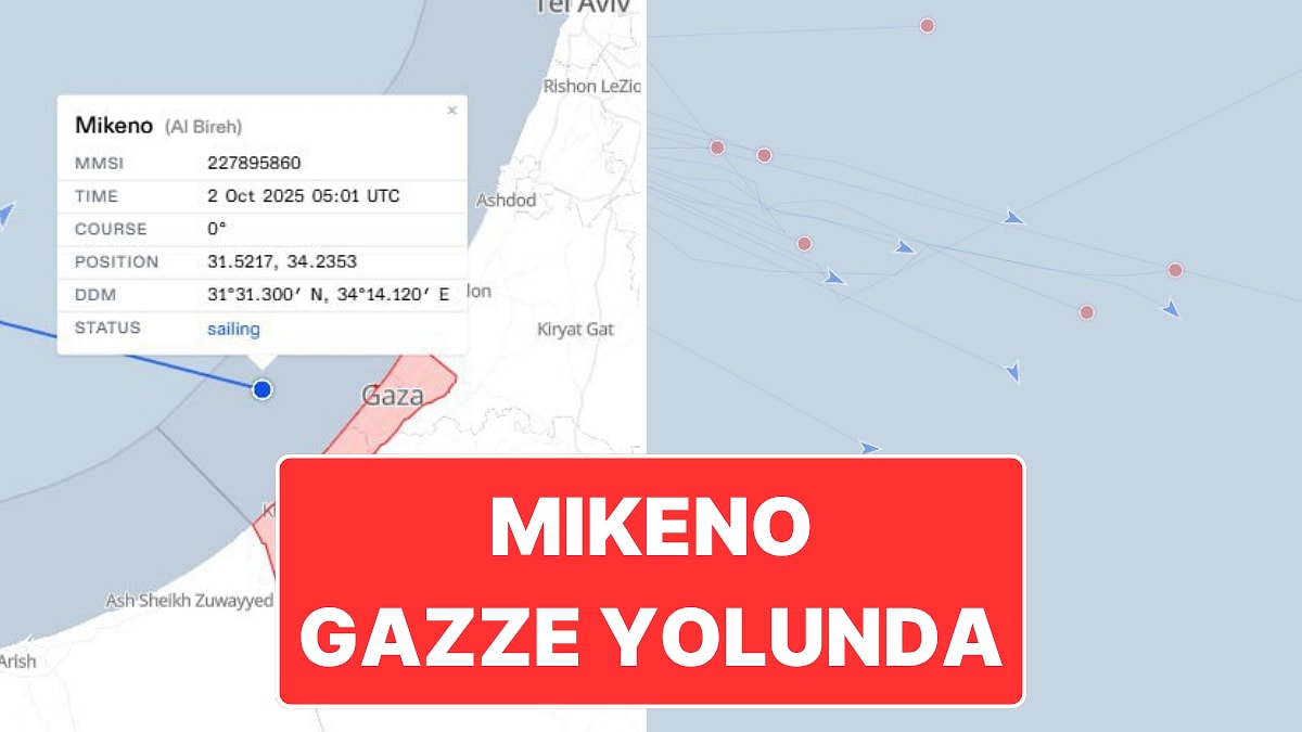 Küresel Sumud Filosu’ndan Mikeno Gemisi Ablukayı Deldi: Gemiden Sinyal Alınmamaya Başladı