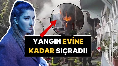 İstanbul Bebek'te Çıkan Yangında Şebnem Bozoklu'nun Evi de Alevler İçinde Kaldı!