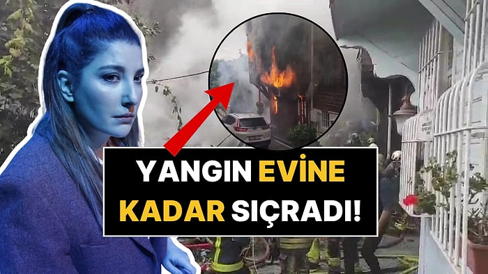 İstanbul Bebek'te Çıkan Yangında Şebnem Bozoklu'nun Evi de Alevler İçinde Kaldı!