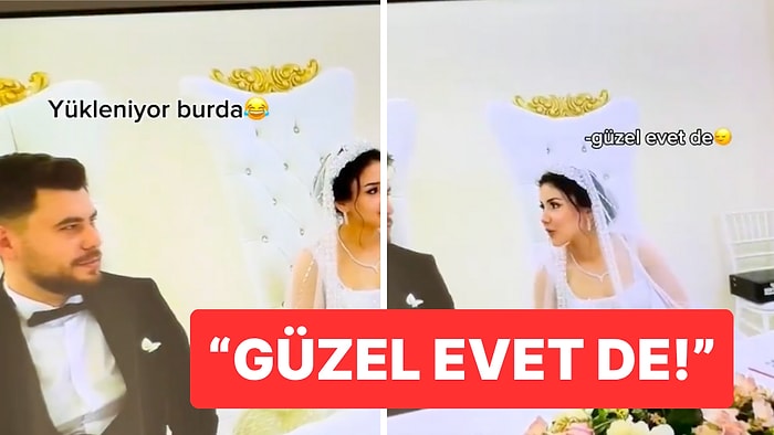 Nikahında Tüm Gücüyle "Evet" Diye Bağıran Damat, Gelini Fena Korkuttu