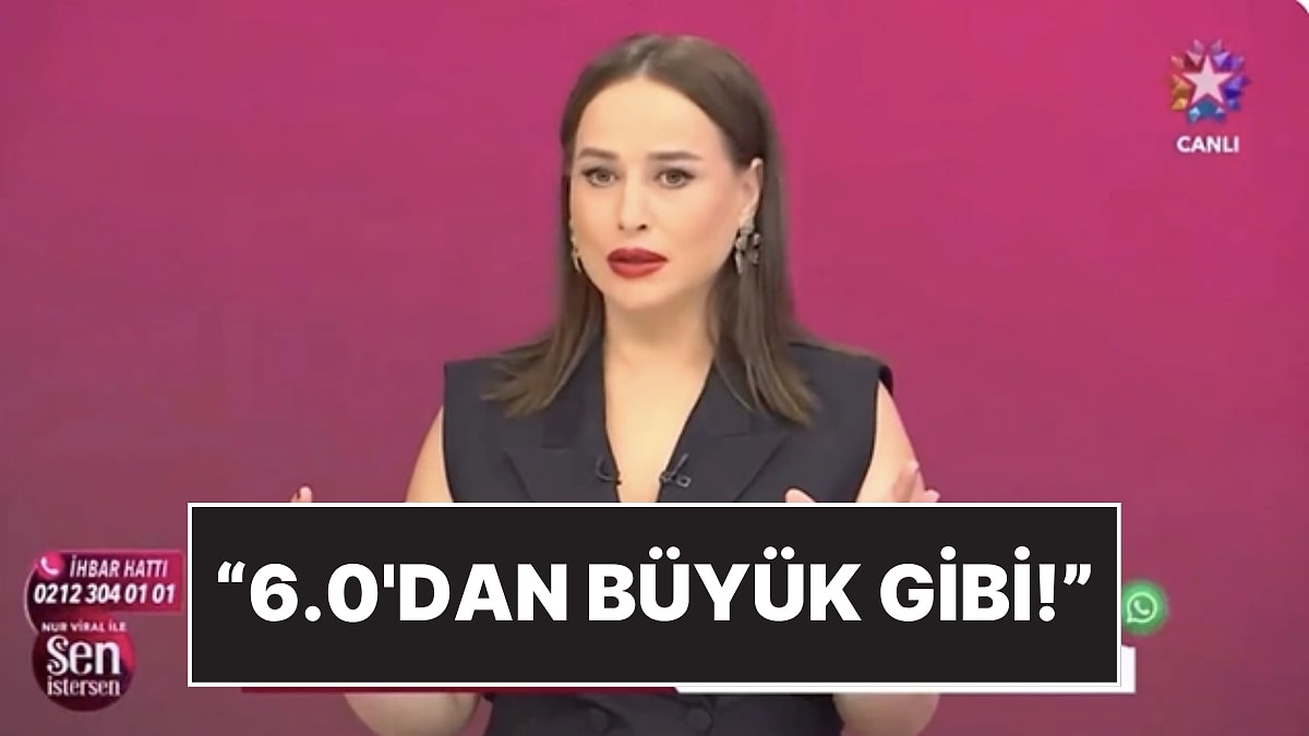 Depreme Canlı Yayında Yakalandılar: Nur Viral ile Sen İstersen Programında Deprem Anı Panik Yarattı