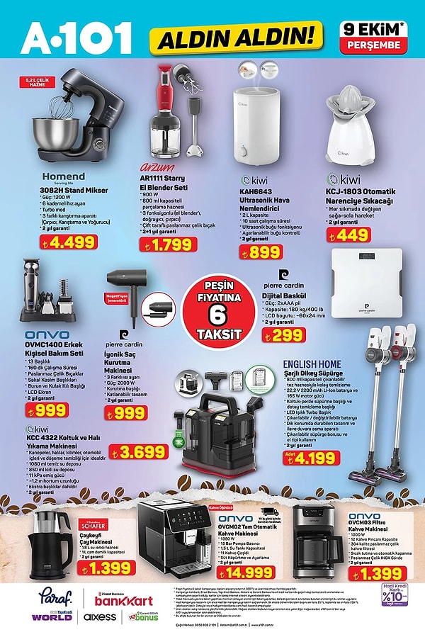 Kiwi Ultrasonic Hava Nemlendirici 899 TL