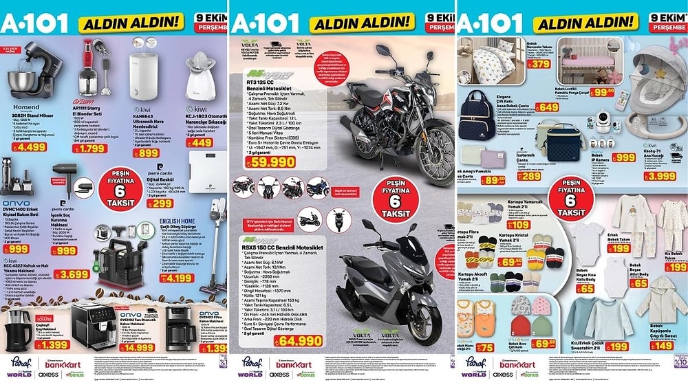 A101'e Tam Otomatik Kahve Makinesi Geliyor! 9 Ekim 2025 A101 Aldın Aldın Kataloğu