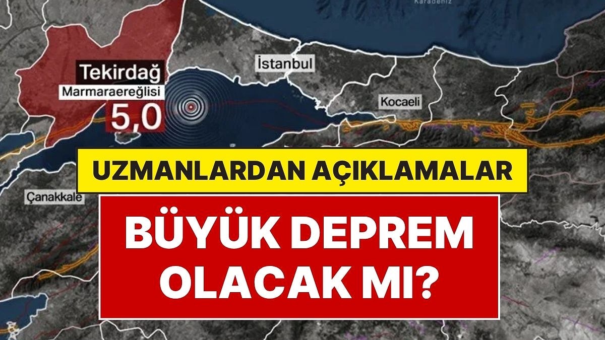 Uzmanlar Yorumladı: Büyük İstanbul Depremi Olacak mı? Marmara&apos;da Büyük Deprem Ne Zaman Olacak?