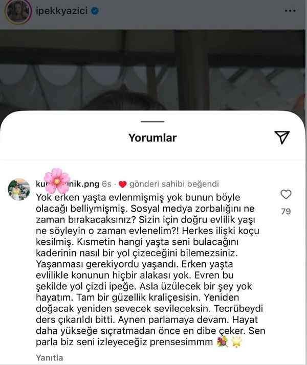 Boşanma haberlerini yalanlamayan İpek Filiz Yazıcı ve Ufuk Beydemir iddiaları bir yandan doğrularken güzel oyuncu sessizliğini bozdu.