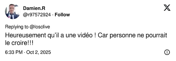“İyi ki bir videosu var! Yoksa kimse buna inanamazdı!!!”