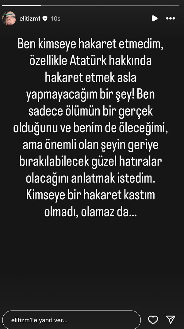 “Saygısızlık” yorumlarıyla gündeme gelen Candan, gelen eleştirilerin ardından açıklama yaparak yanlış anlaşıldığını savundu.