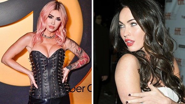 "2. Megan Fox faciası" yorumları yağdı.