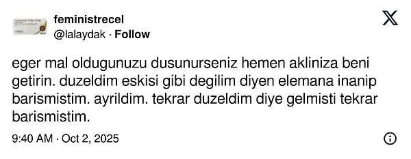 İtiraflar ağırlıklı olarak gönül ilişkileri üzerine.