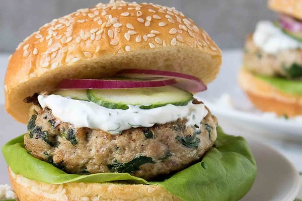 7. Kabaklı Hindi Burger