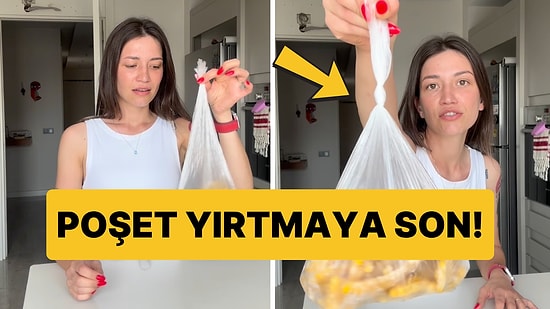 Kördüğüm Olan Poşeti Yırtmadan Açmak İçin Bu Taktiği Görmelisiniz!