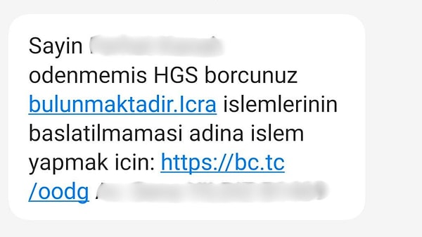 “HGS borcunuz var", "Kargonuz var" sahte mesajlarına yönelik şikayetler her geçen gün artınca İçişleri Bakanlığı düğmeye bastı.