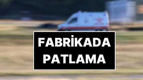 Kocaeli’de Kimya Fabrikasında Patlama