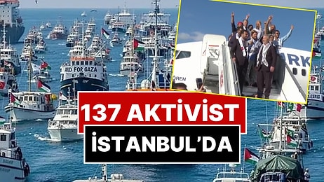 İsrail'in Alıkoyduğu Küresel Sumud Filosu’ndaki Türk Vatandaşları İstanbul’a Geldi