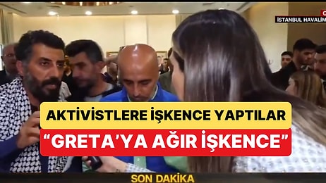 Sumud Filosu'ndaki Aktivistlere İşkence Yapıldı: Greta Thunberg'e İsrail Bayrağı Öptürüldü