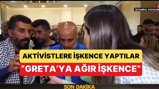 Sumud Filosu'ndaki Aktivistlere İşkence Yapıldı: Greta Thunberg'e İsrail Bayrağı Öptürüldü