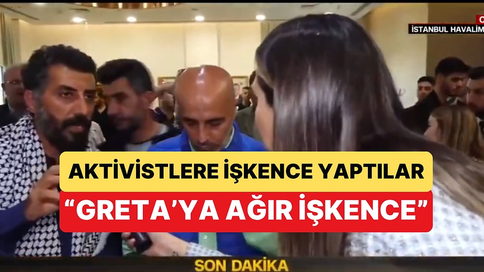 Sumud Filosu'ndaki Aktivistlere İşkence Yapıldı: Greta Thunberg'e İsrail Bayrağı Öptürüldü