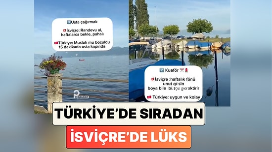 Bir İçerik Üreticisi Türkiye'de Çok Sıradan Olup İsviçre'de Lüks Olan Şeyleri Paylaştı