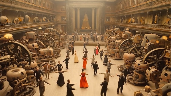 Film, insanların artık çalışmak zorunda olmadığı, “bolluk çağına” ulaşmış bir gelecekte geçiyor.