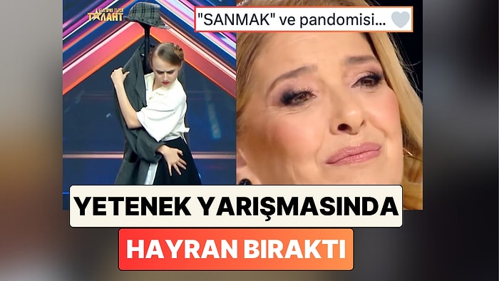 Bulgaristan'daki Yetenek Yarışmasında Arino Shiloh İsimli Yarışmacının Pandomim Performansı Beğeni Topladı