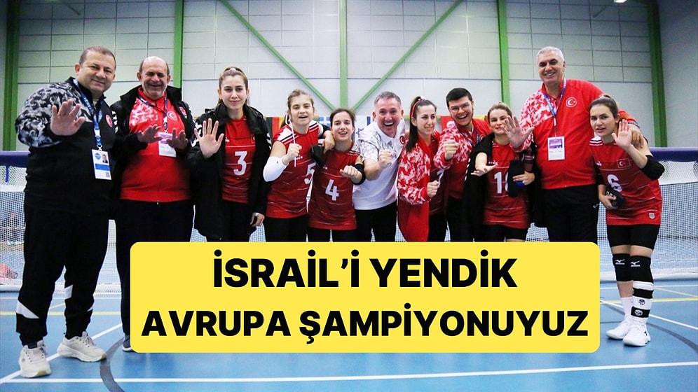 Golbol Milli Takımımız İsrail'i 10-3'lük Skorla Yenerek Avrupa Şampiyonu Oldu