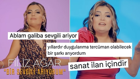 Sanatçı Filiz Ağar'ın "Bir Sevgili Arıyorum" Türküsünün Sözleri Goygoyculardan Nasibini Aldı