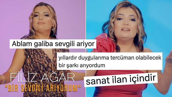 Sanatçı Filiz Ağar'ın "Bir Sevgili Arıyorum" Türküsünün Sözleri Goygoyculardan Nasibini Aldı