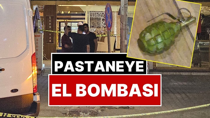 Adana'da 16 Yaşındaki Çocuk Pastaneye El Bombası Attı