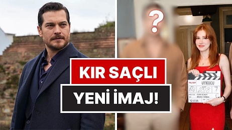 Elçin Sangu ile Uykucu Filminde Başrolü Paylaşan Çağatay Ulusoy'dan Kır Saçlı Yeni İmaj!