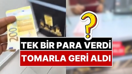 Döviz Bürosuna Giden Bir Gurbetçi 200 Euro Bozdurdu, Tomarla Türk Lirası Aldı