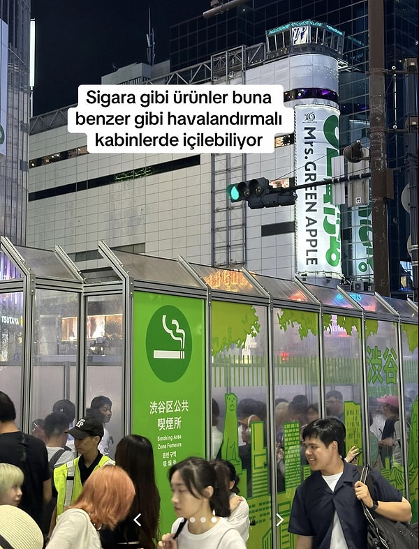 Japonya sokaklarında sigara içmek yasak.