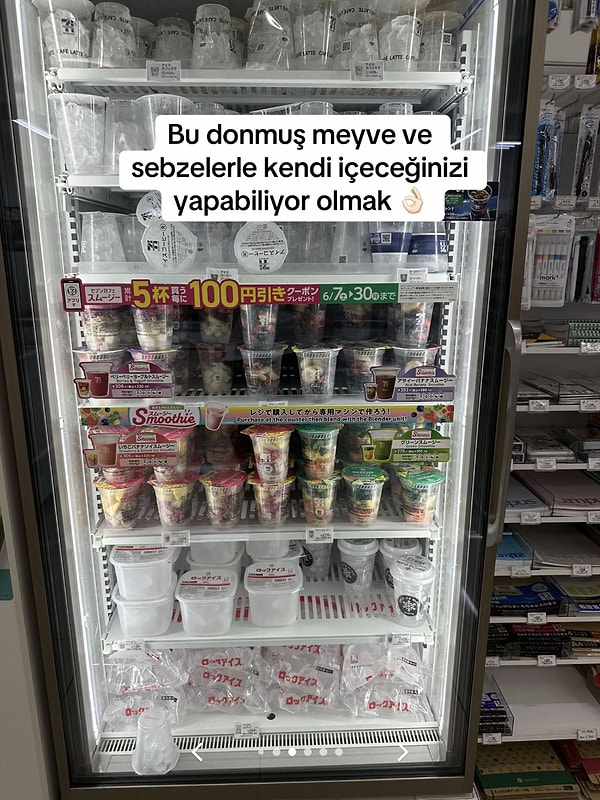 Donmuş meyveler ve sebzelerle kendi içeceğinizi yapabilirsiniz.
